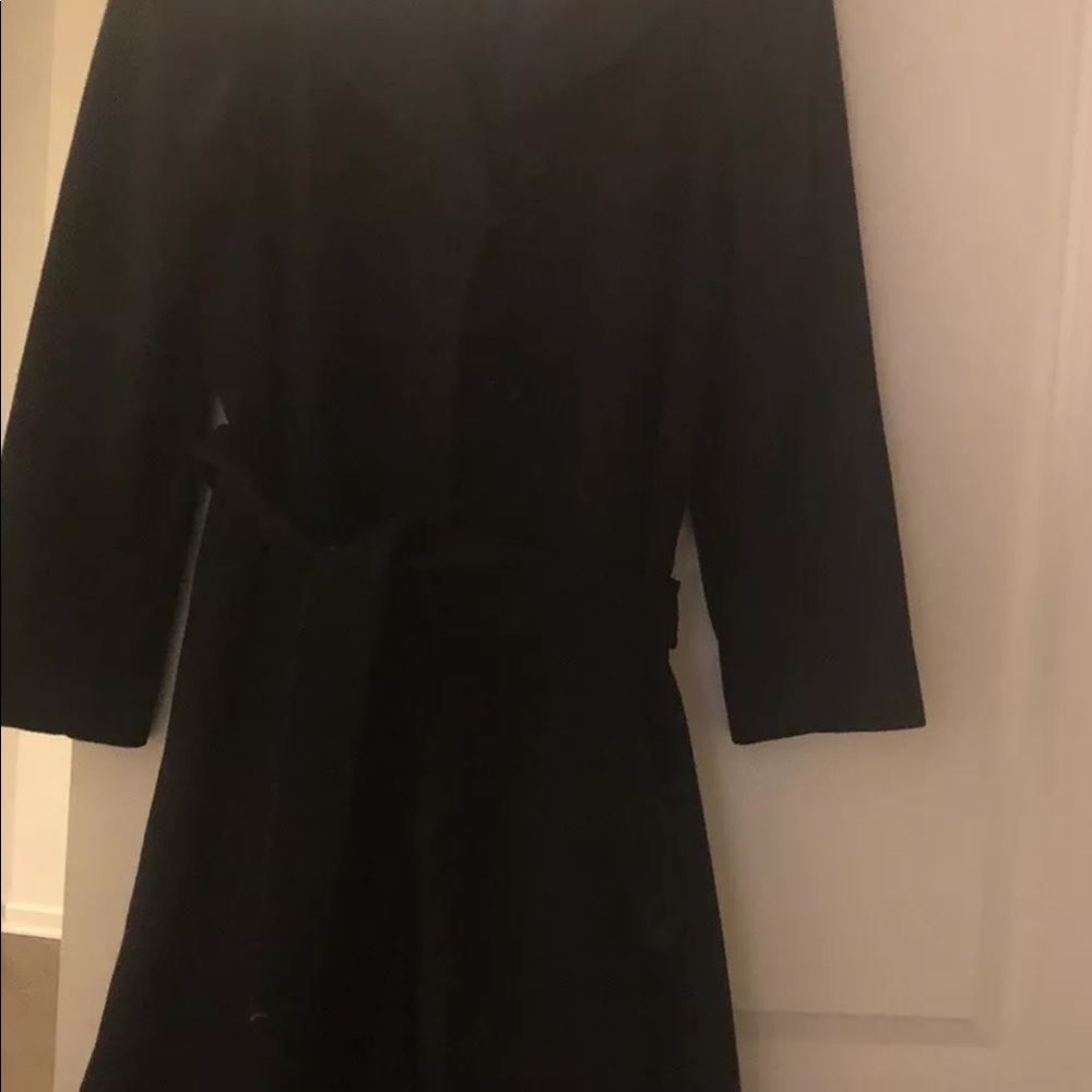 Michael Kors Single Breasted Wool Long Coat